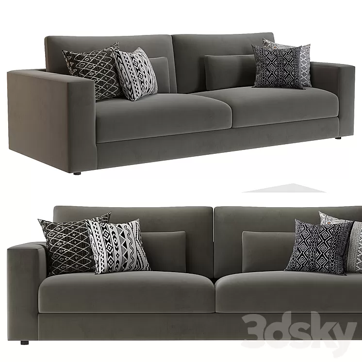 RH | Lugano sofa 3D Model