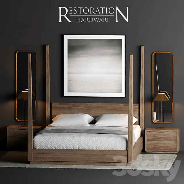 RH MACHINTO Bed 3DModel