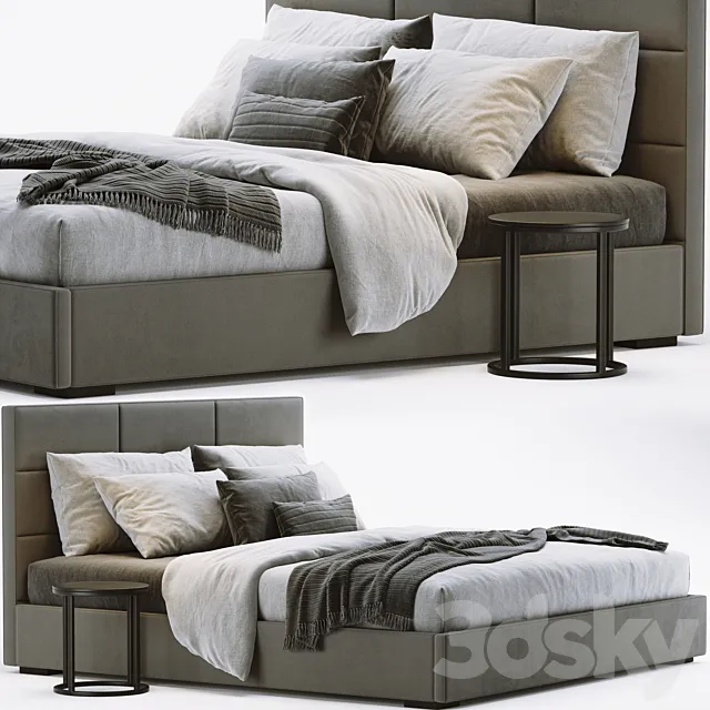 RH Modena Bed 3D Model