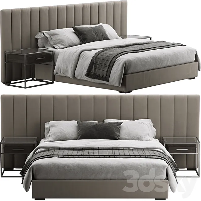 RH Modena Bed 3D Model