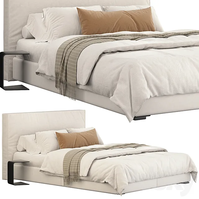 RH Modena bed 3D Model