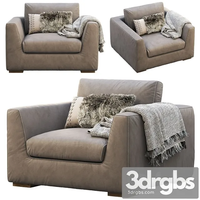 Rh modena taper arm chair 3D Model Free