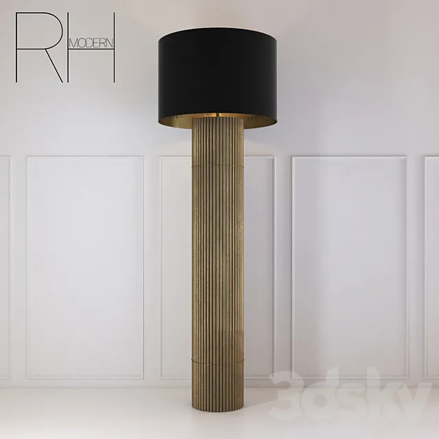 RH Modern Herve Floor Lamp 3D Model
