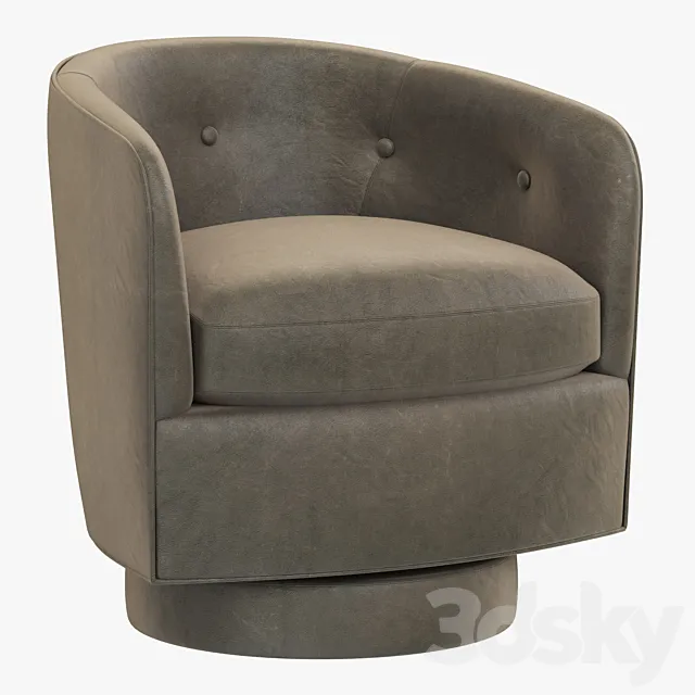 RH Modern Milo Baughman Chair 3D Model