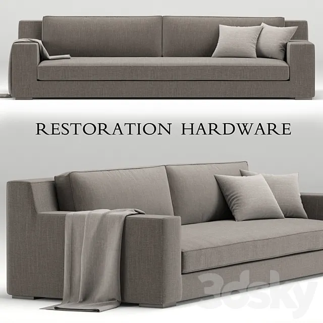 RH Modern Modena sofa 3D Model