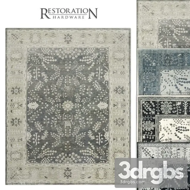 RH Nava Rugs 3D Model Free