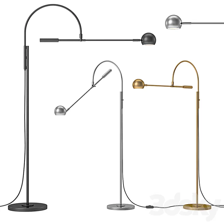 RH - Orbiter II Task Floor Lamp 3D Model