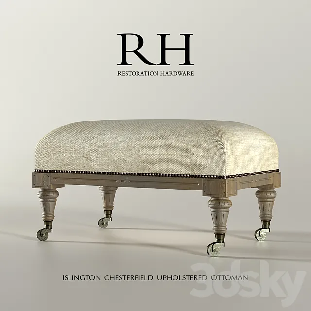 RH OTTOMAN 3DModel