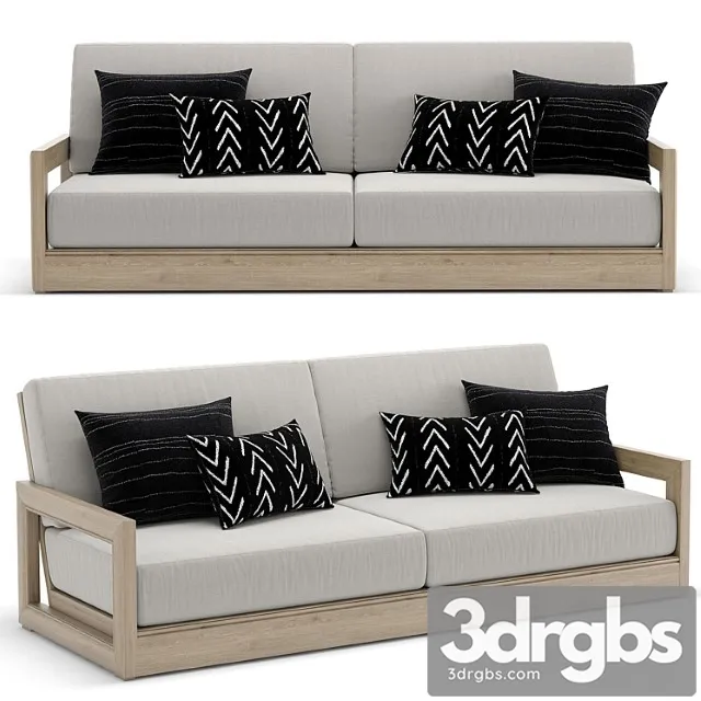 RH Outdoor Costa sofa 3D Model Free