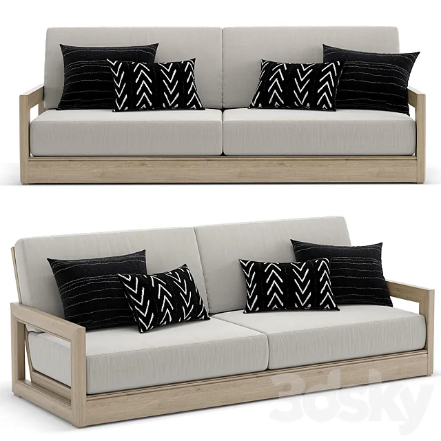 RH Outdoor Costa sofa 3DModel