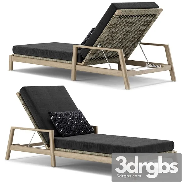 Rh outdoor mesa chaise 2 3D Model Free