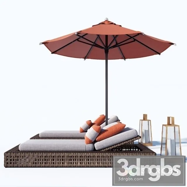 RH Outdoor Set 3D Model Free