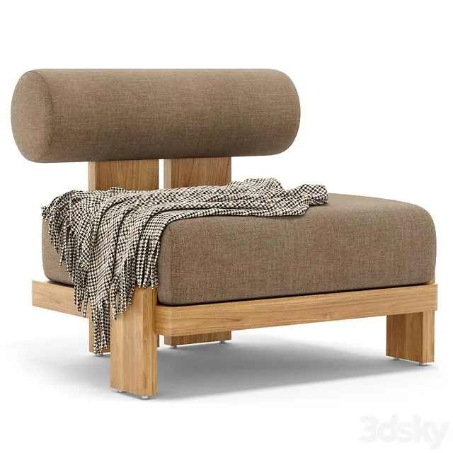 RH outdoor vigo armchair 3D Model