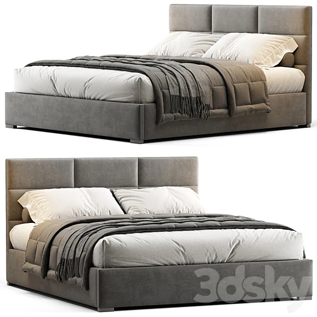 RH RECTANGULAR BED 3D Model