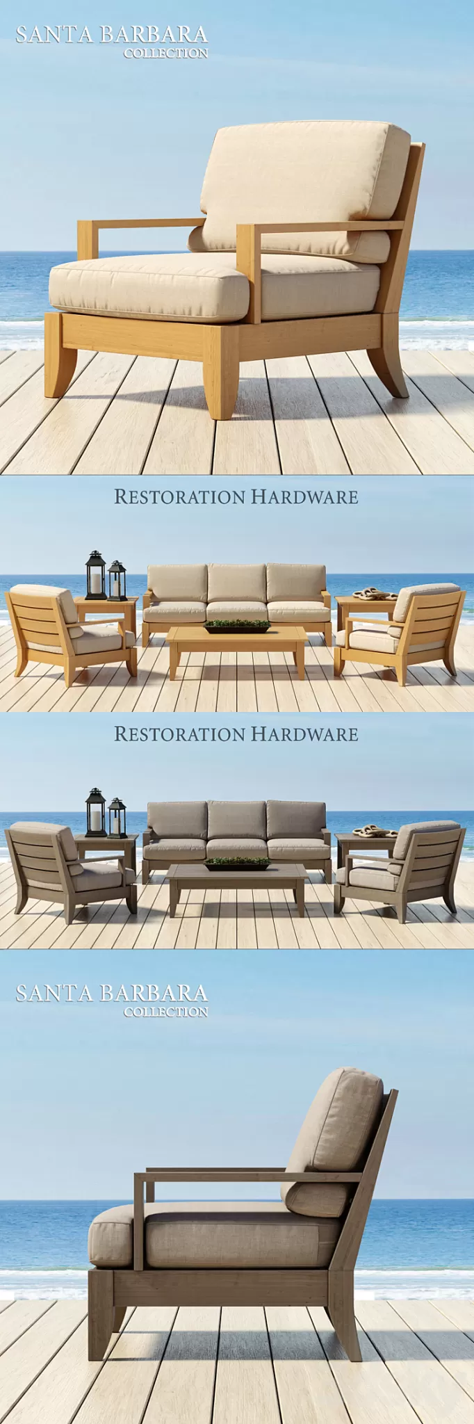 RH / SANTA BARBARA COLLECTION 3D Model