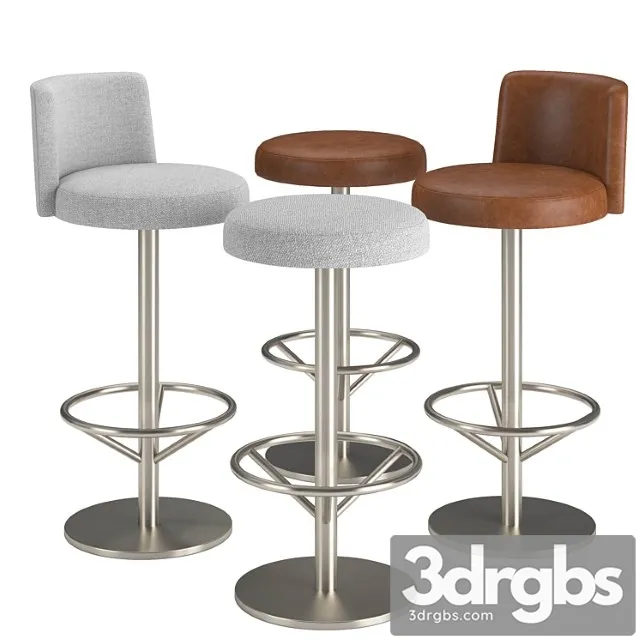 Rh Sayer Swivel Stool 1 3D Model Free