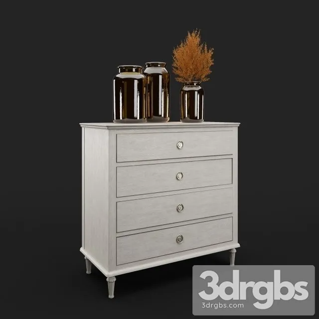 RH Sideboard 3D Model Free