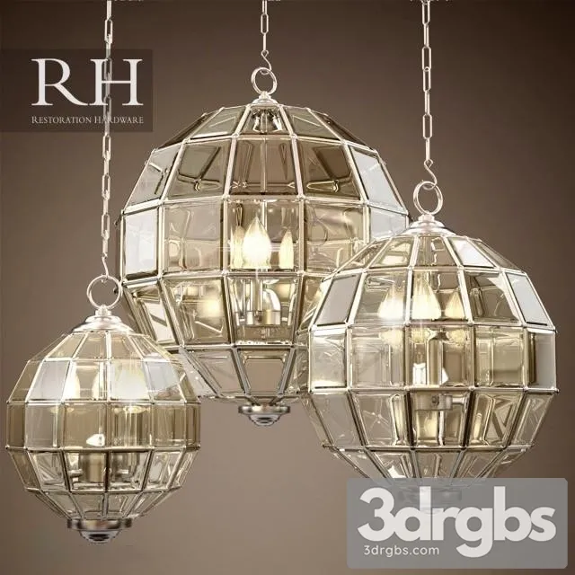 RH Street Gas Lamp Pendant 3D Model Free