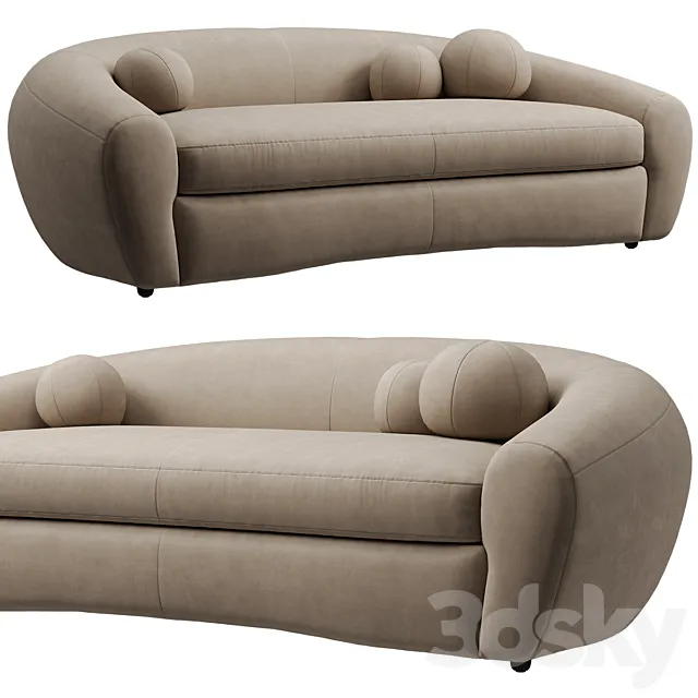 RH - Sylvain (Sofa leather) 3DModel