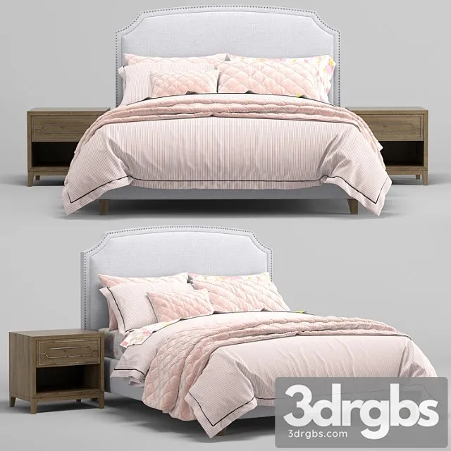 Rh teen antonia bed 2 3D Model Free