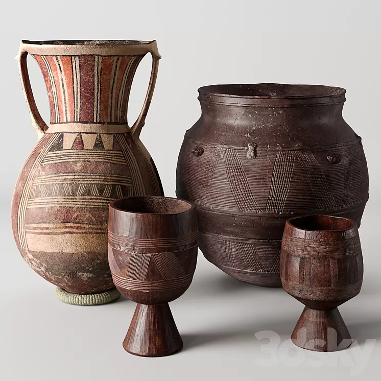 RH Vases collection 2 3D Model Free