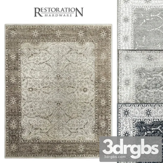 RH Ventana Rug 3D Model Free
