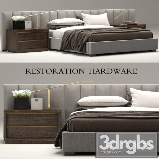RH Vertical Bed 3D Model Free