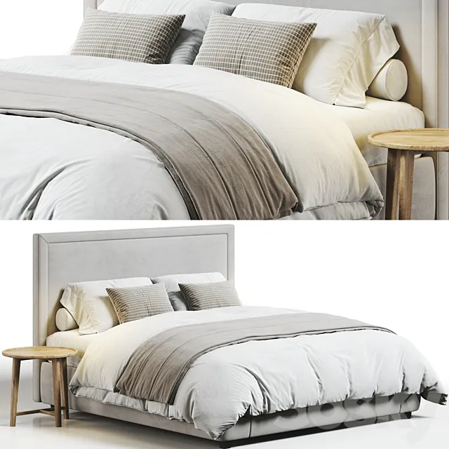 RH Wallace Bed 3D Model