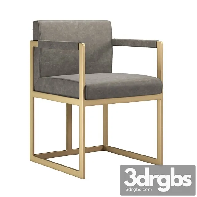 Rh wexler leather armchair 2 3D Model Free