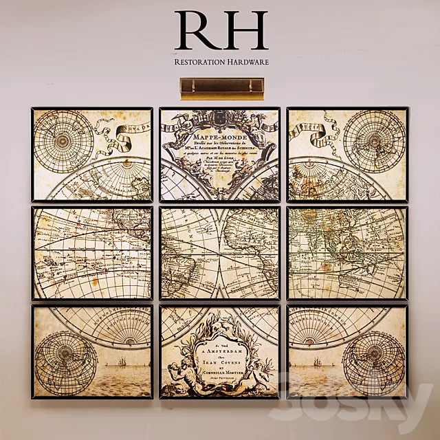 RH WORLDMAP 3DModel