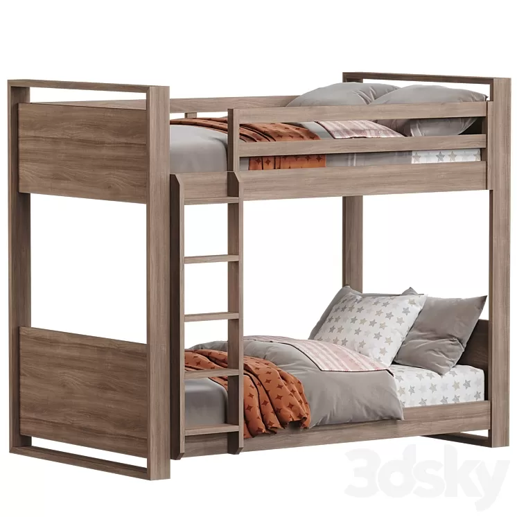 RH | Wyler Bunk Bed 3D Model