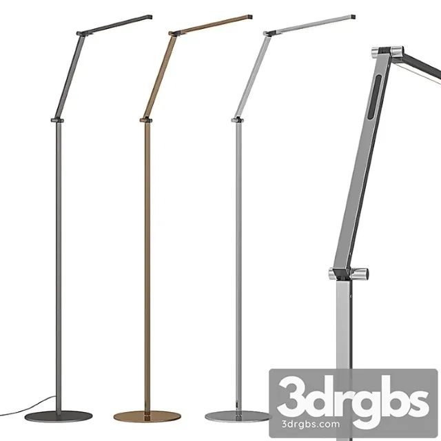 Rh – z bar led task floor lamp 3D Model Download