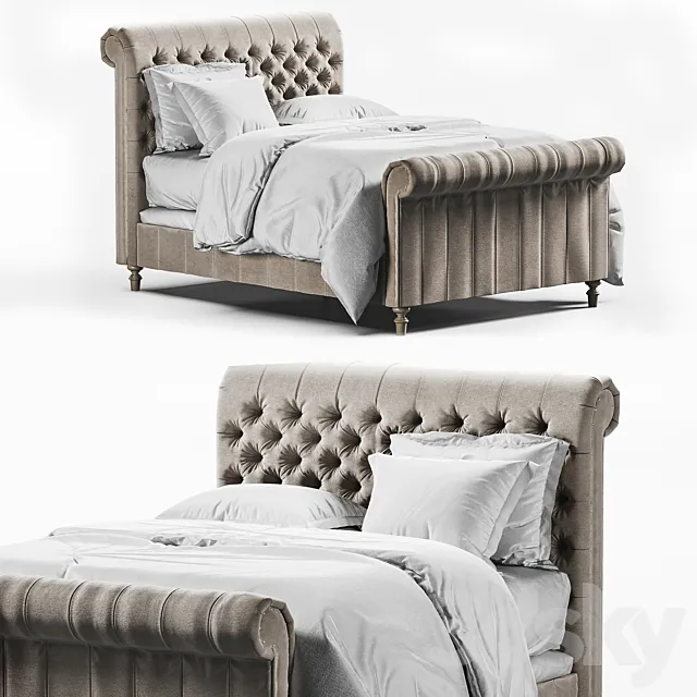 RH_Chesterfield_Fabric 3D Model