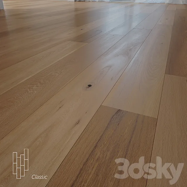 Rhodes oak flooring 3DModel