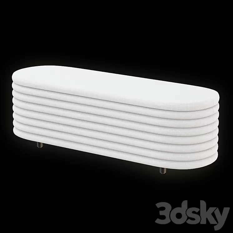 RIALTO STORAGE BENCH 3D Model