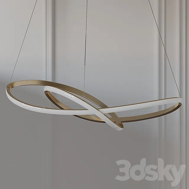 Ribbon LED Ceiling Pendant by Heal's 3D Model