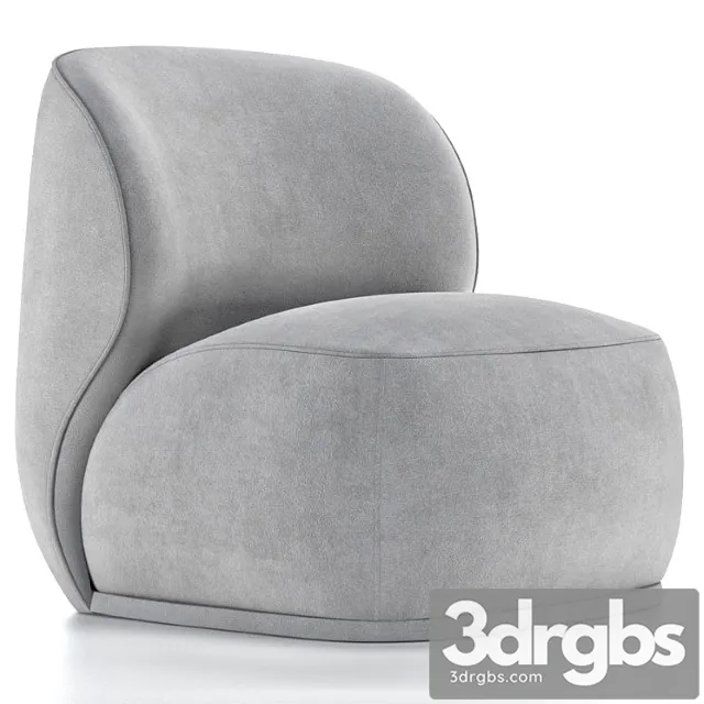 Ribera Armchair 3D Model Free