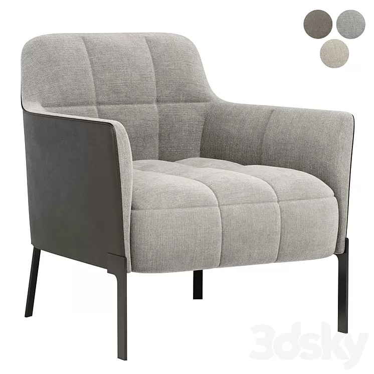 RIBOT armchair by HC28 Cosmo 3D Model Free