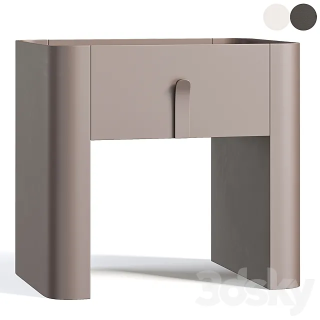 RIC Bedside table By Como Furniture 3D Model