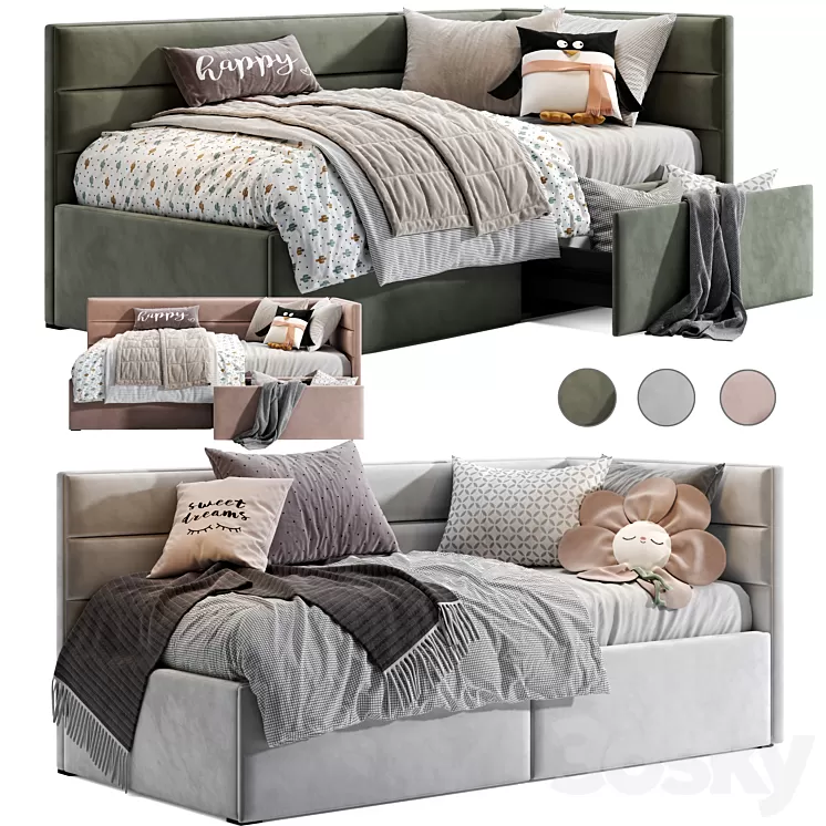 Richard Bed 3D Model Free