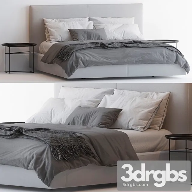 Richard bed by b & b 2 3D Model Free
