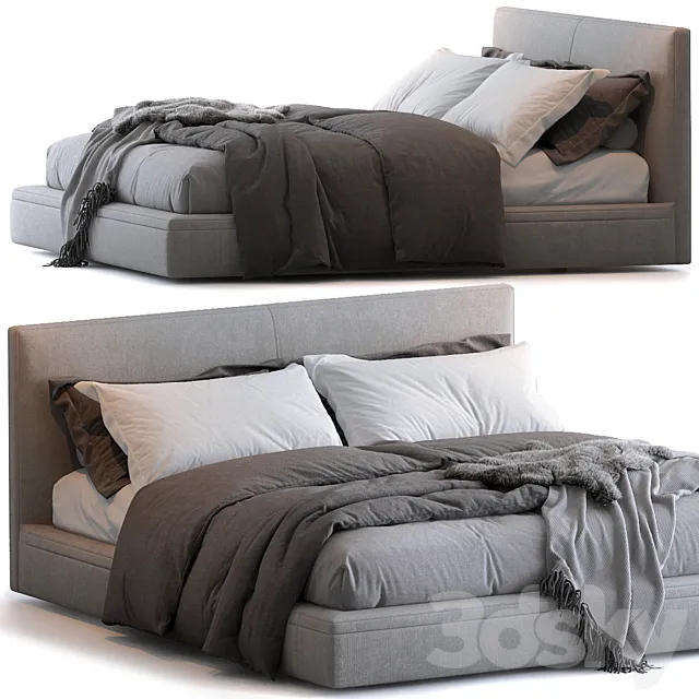 Richard bed by B&B Italia 3D Model