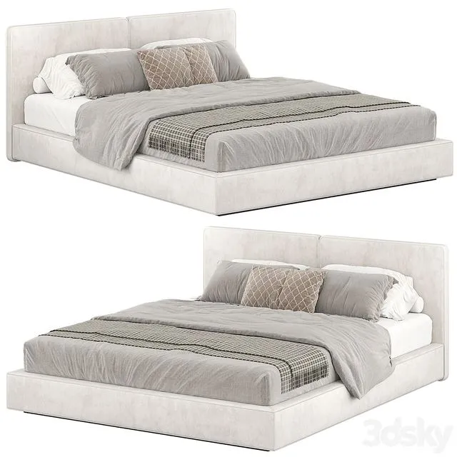 RICHARD BED BY B&B ITALIA 3D Model