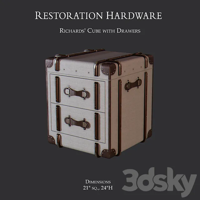 Richards ' Cube with Drawers 3D Model