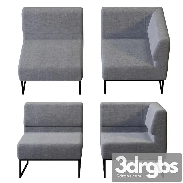 Richman Lounge Sofa 3D Model Free