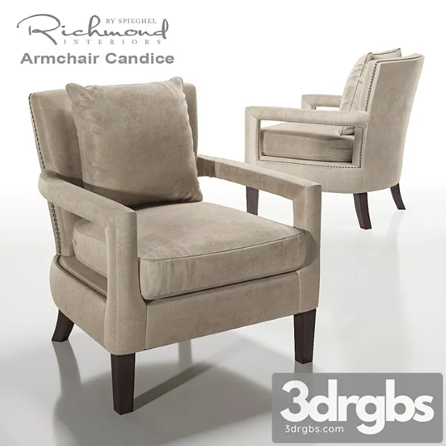 Richmond Armchair Candice 3D Model Free