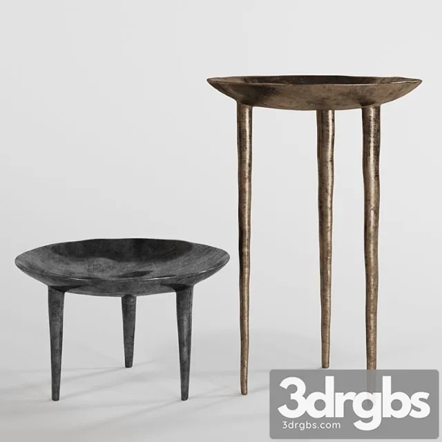 Rick owensside table 2 3D Model Free