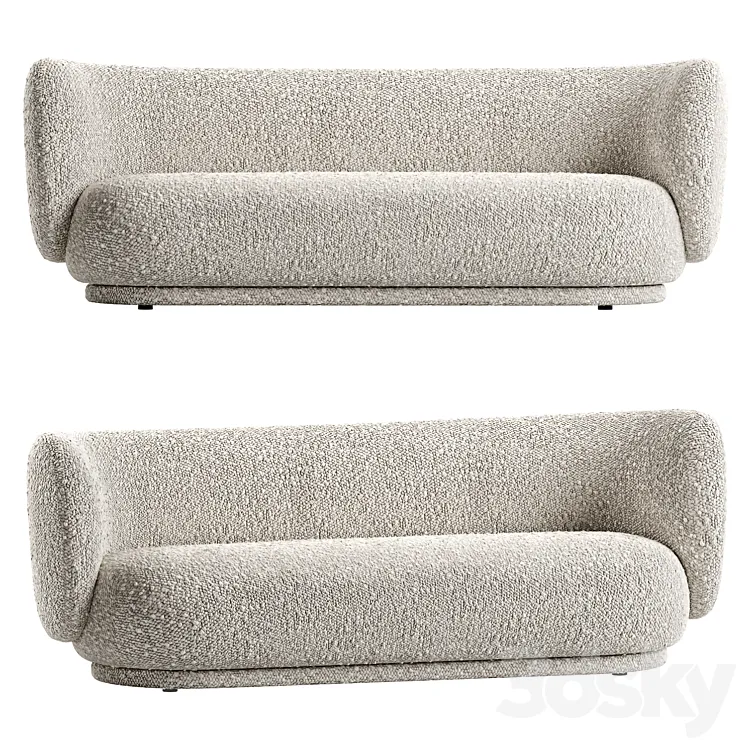 Rico ArmSofa Fermliving 3D Model Free