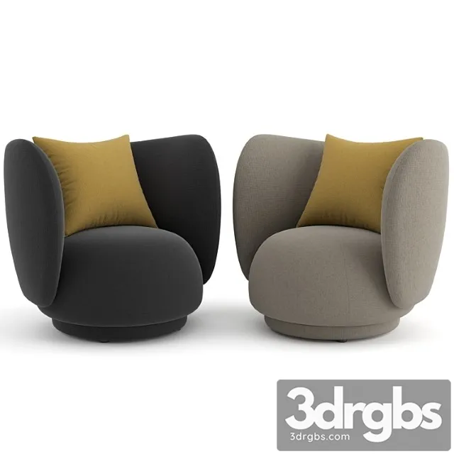 Rico lounge chair by ferm living