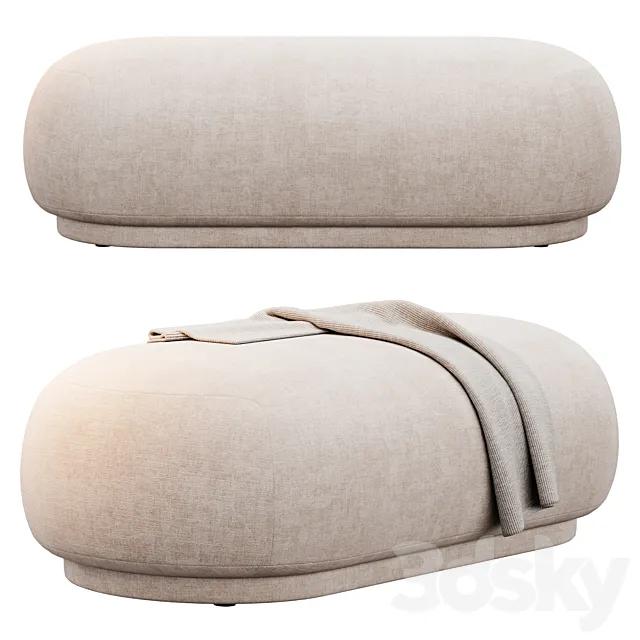 Rico ottoman by Fermliving 3D Model